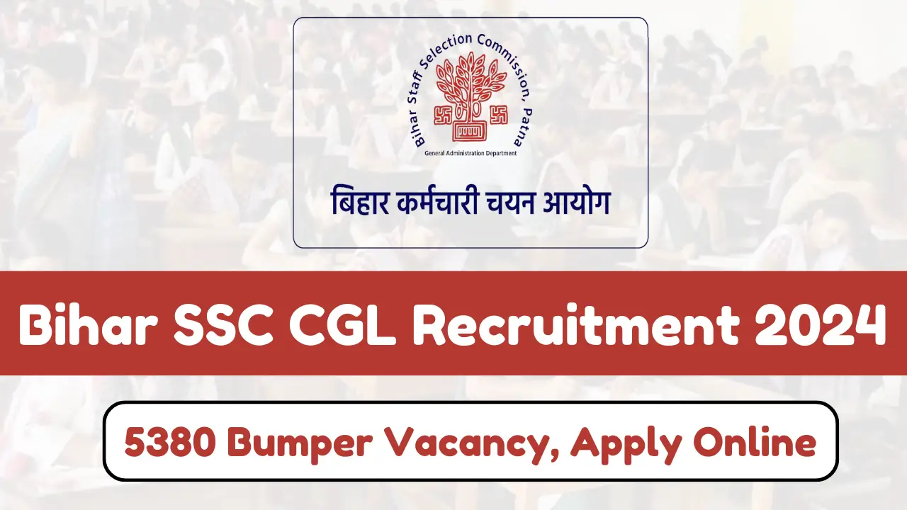 BSSC CGL Recruitment 2024