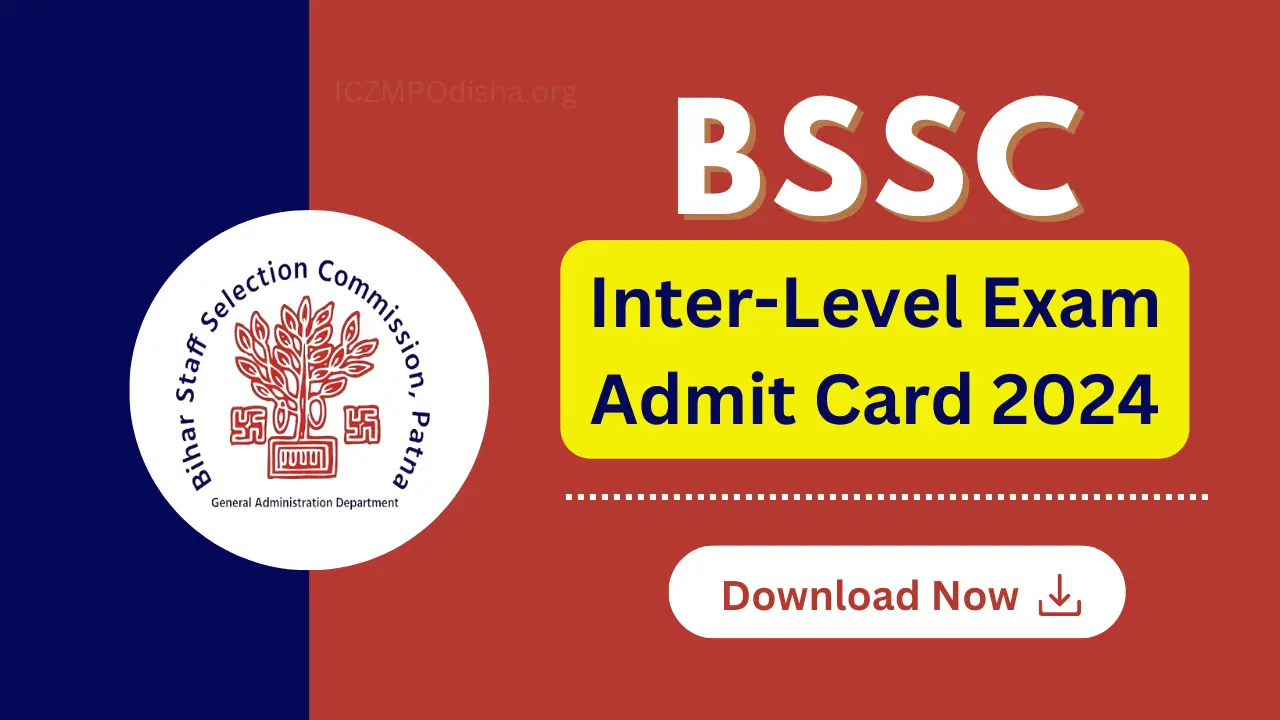 BSSC Inter Level Exam Admit Card 2024