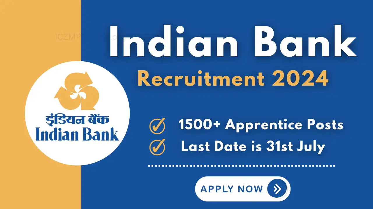 Indian Bank Apprentice Recruitment 2024