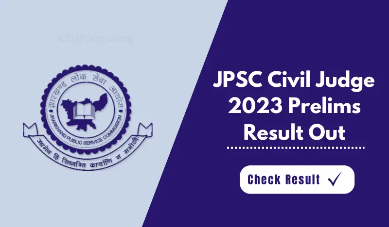 JPSC Civil Judge 2023 Prelims Result