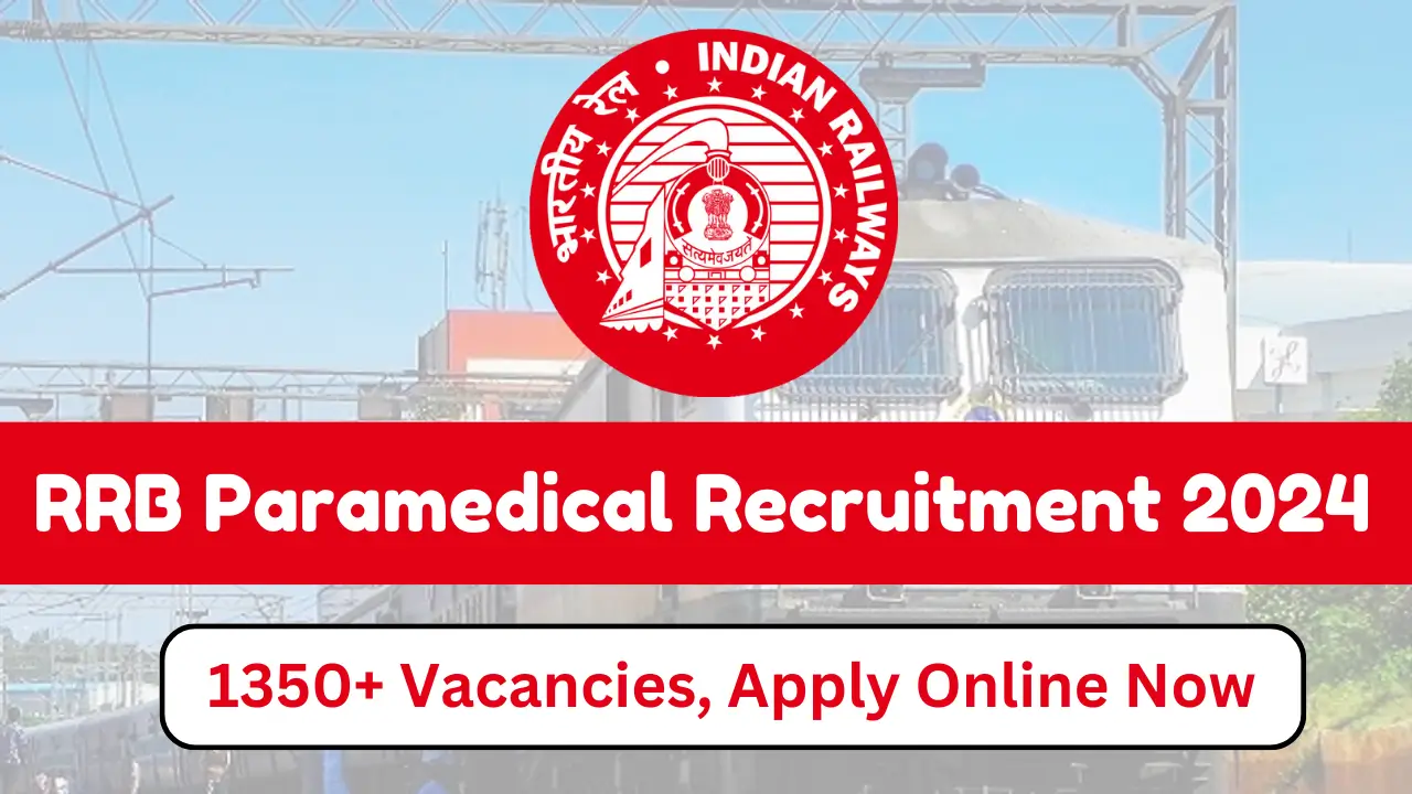 RRB Paramedical Recruitment 2024