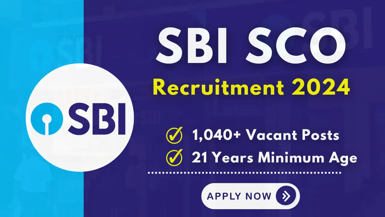 SBI SCO Recruitment 2024