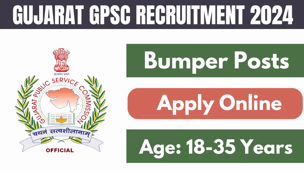 GUJARAT GPSC RECRUITMENT 2024