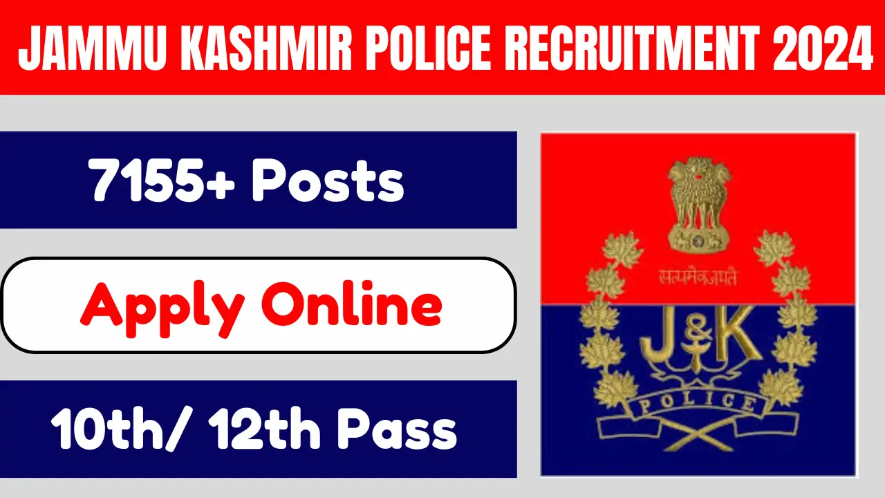 JAMMU Kashmir Police Recruitment 2024