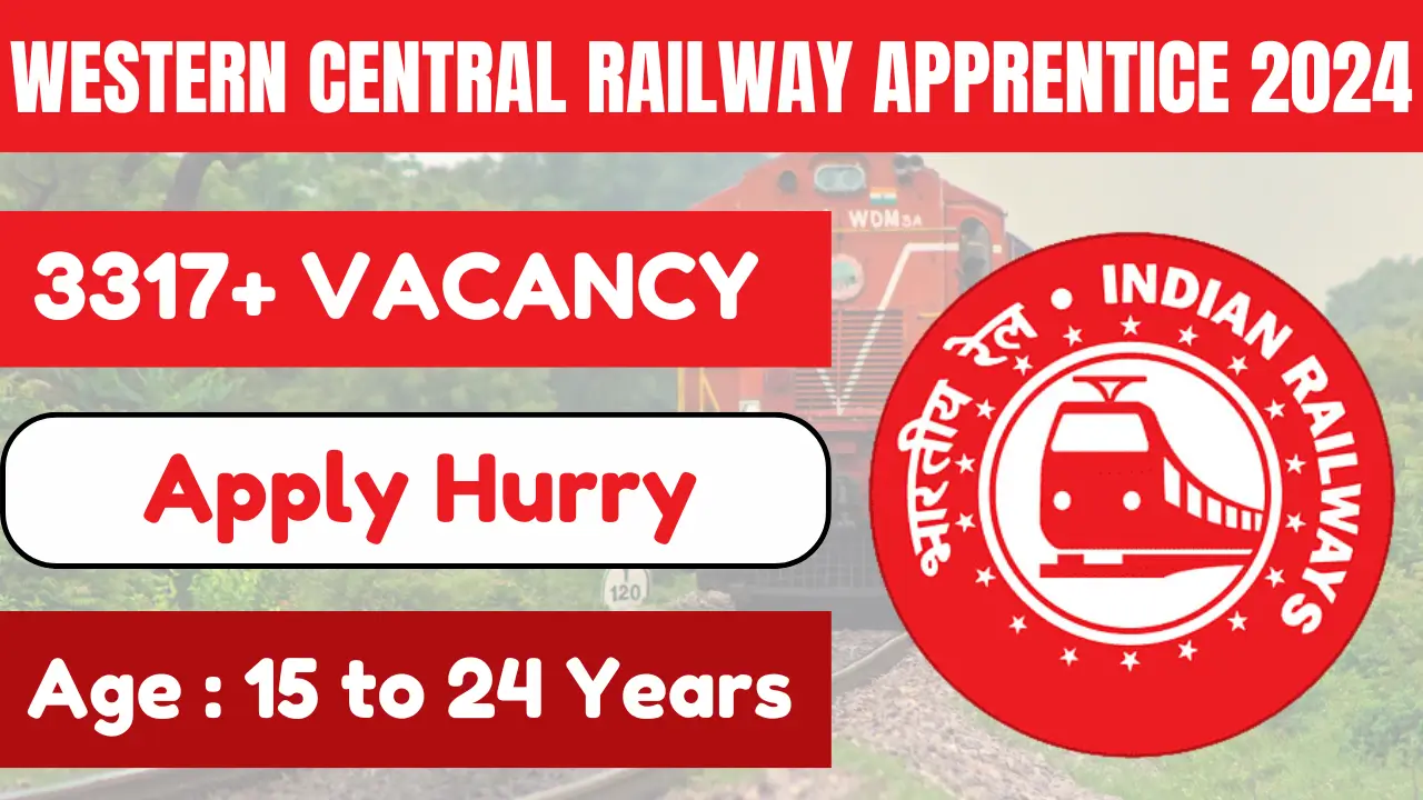 WESTERN CENTRAL RAILWAY APPRENTICE Recruitment 2024