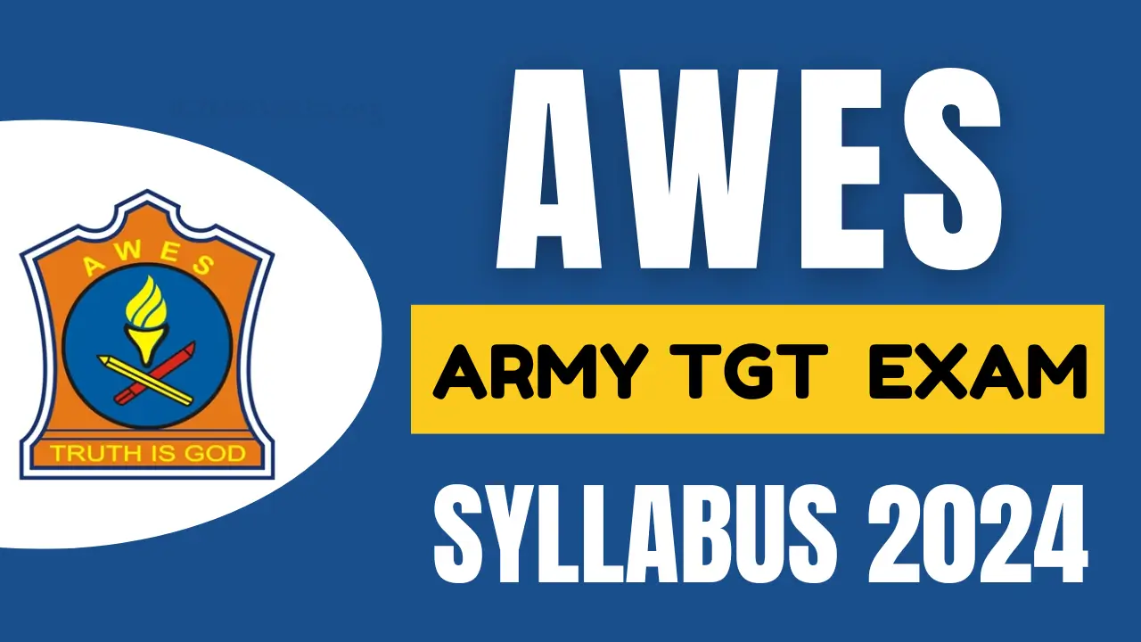 AWES Army School TGT Exam Syllabus 2024