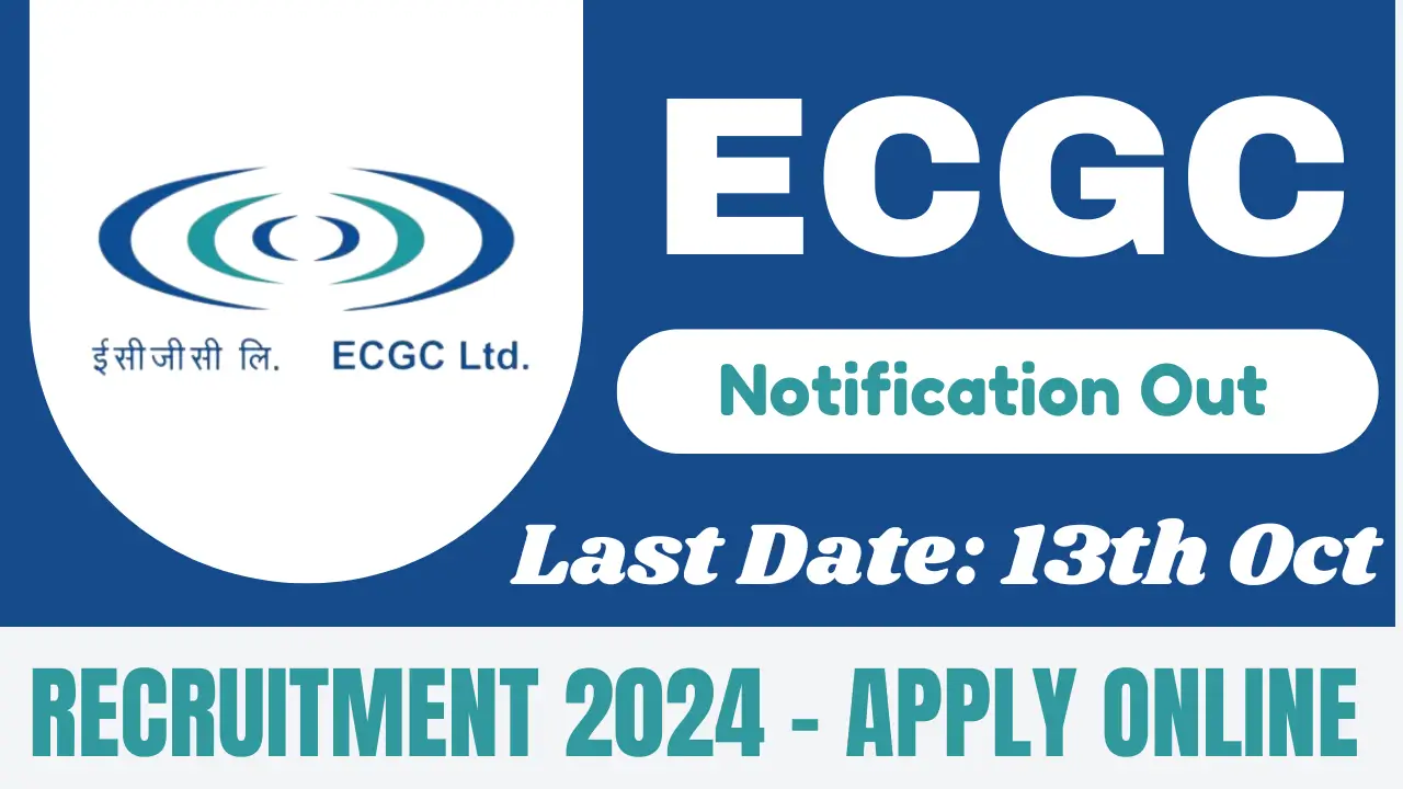 ECGC PO Recruitment 2024