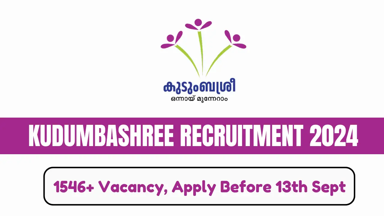 KUDUMBASHREE RECRUITMENT 2024