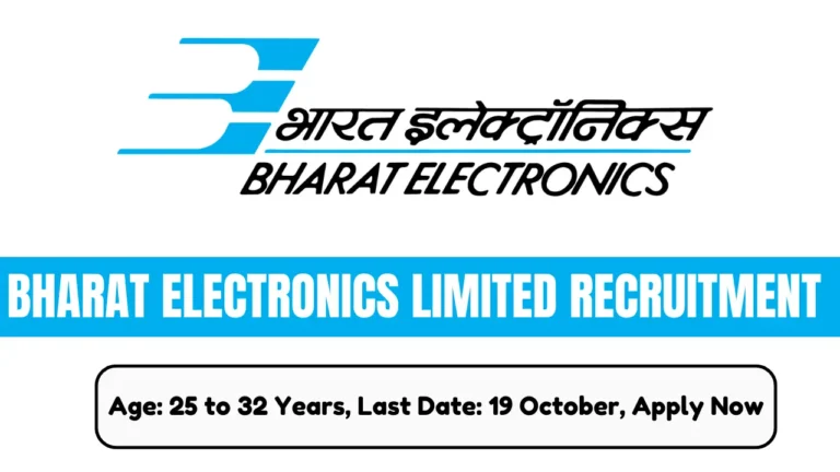 Bharat Electronics Limited Recruitment