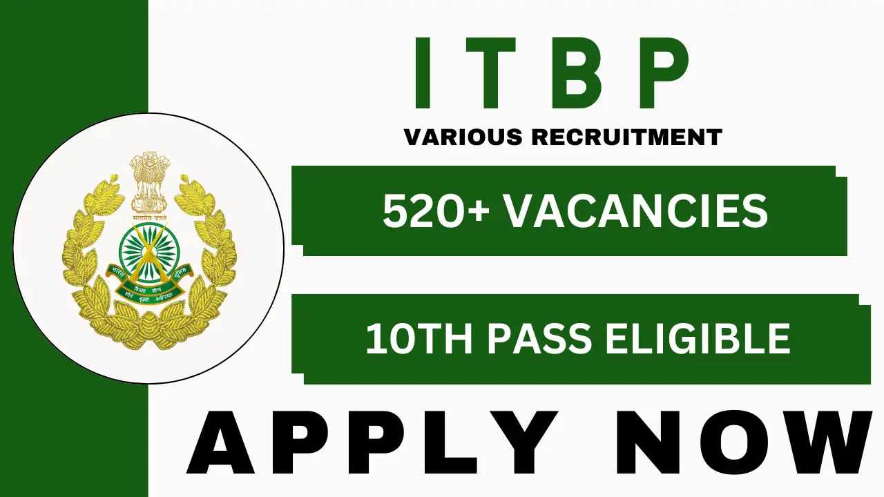 ITBP Various Roles Recruitment