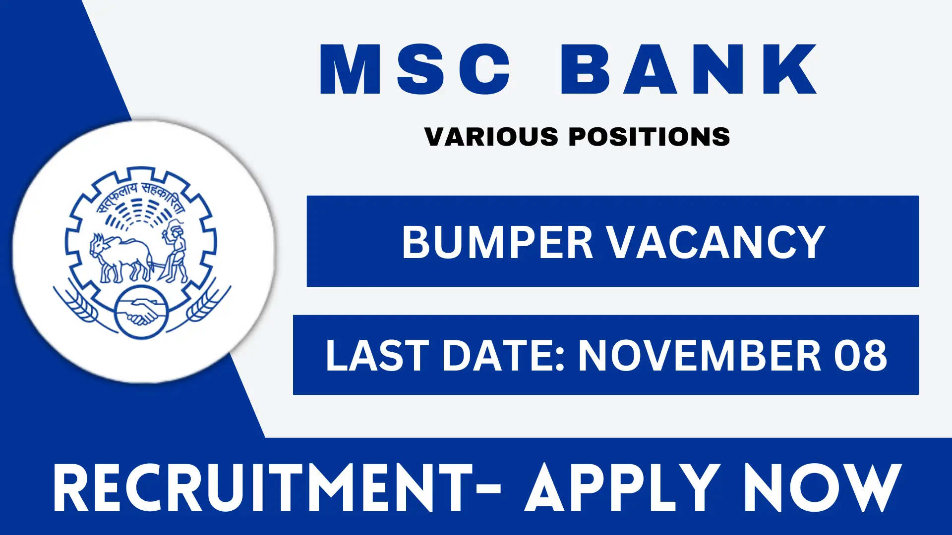 MSC Bank Recruitment