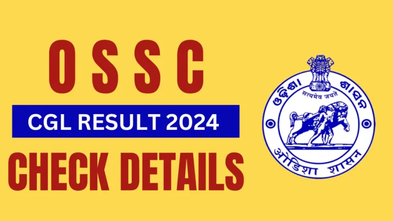 OSSC CGL Result