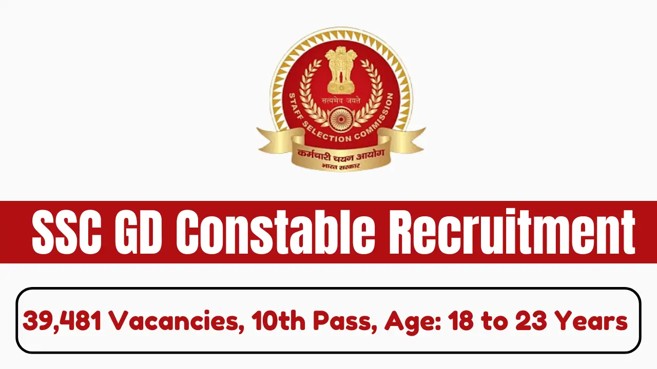 SSC GD Constable Recruitment