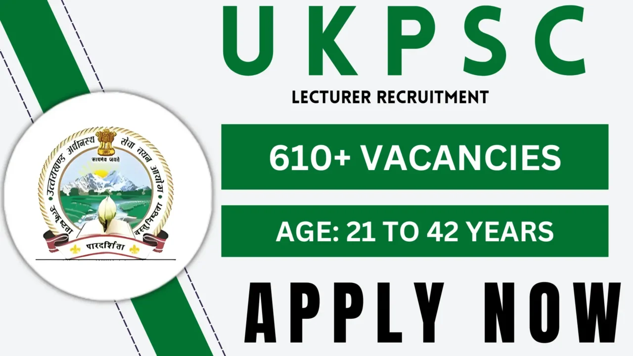 UKPSC Lecturer Group C Recruitment