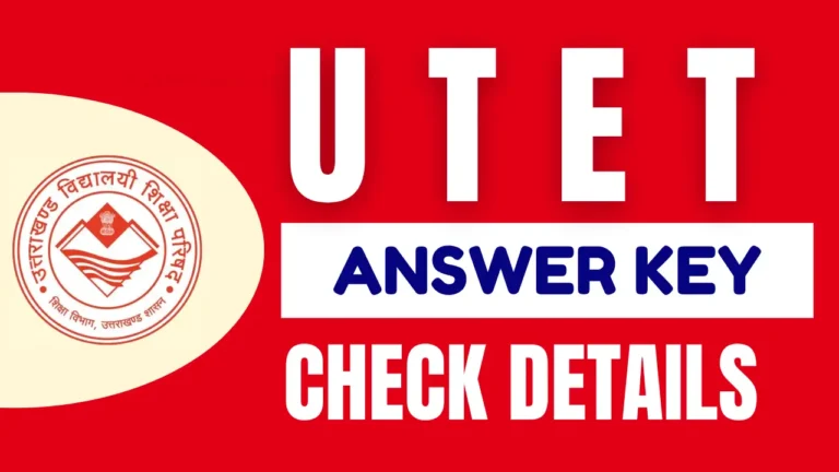 UTET Answer Key