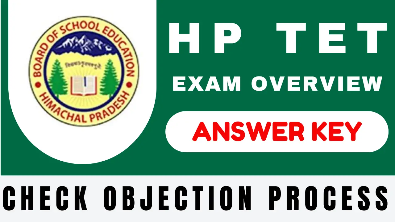 HP TET Answer Key