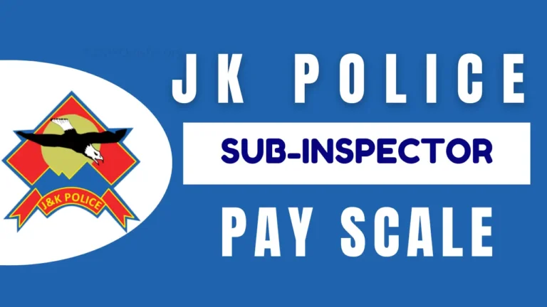 JK Police SI Salary