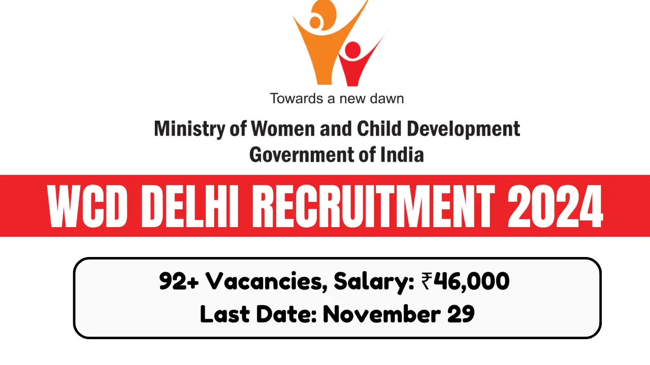 WCD Delhi Recruitment