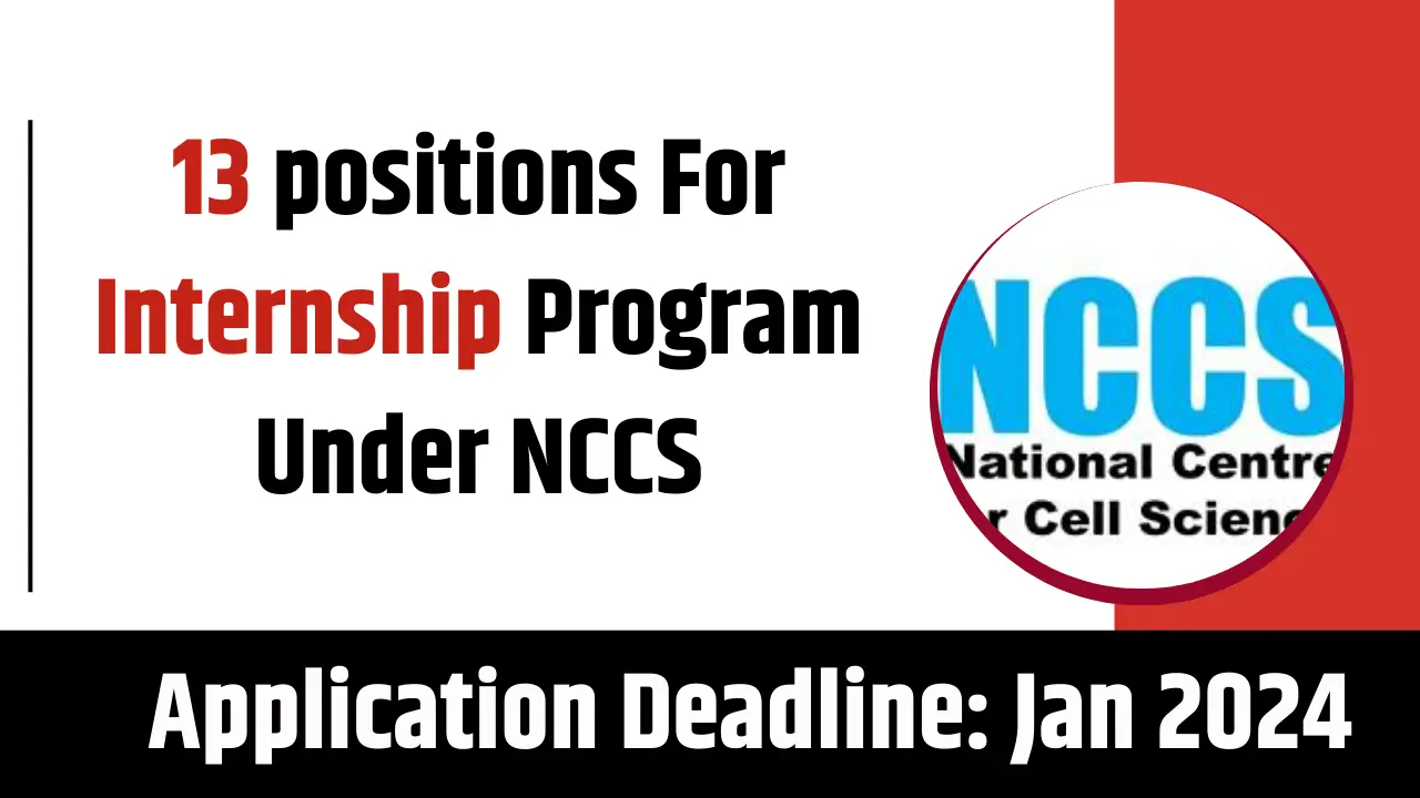 NCCS Internship Program 2024