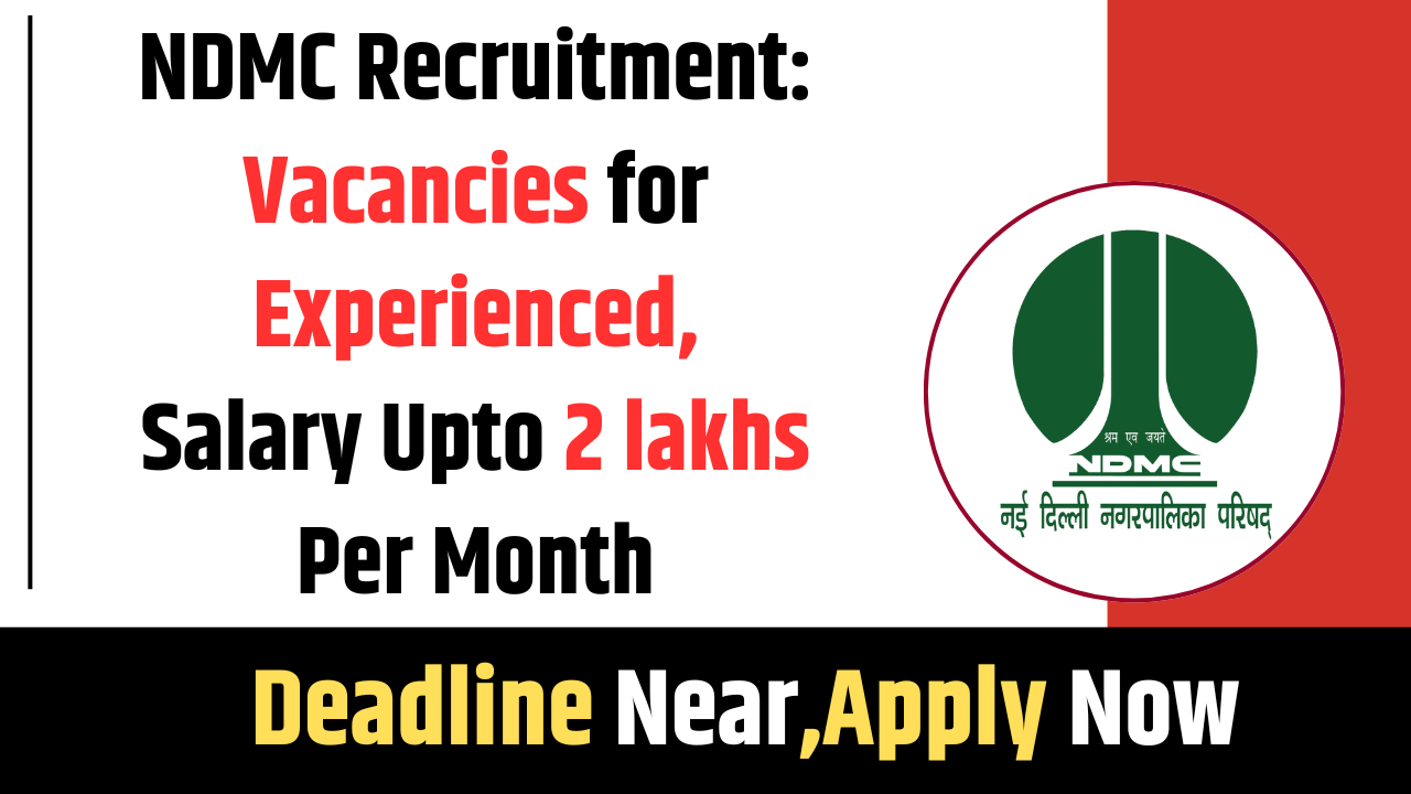 NDMC Recruitment 2024