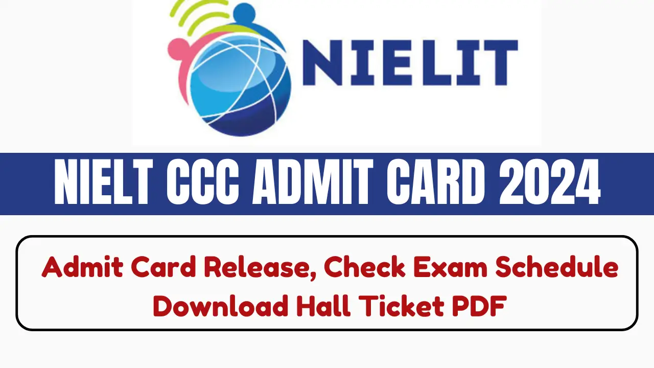 NIELIT CCC Admit Card