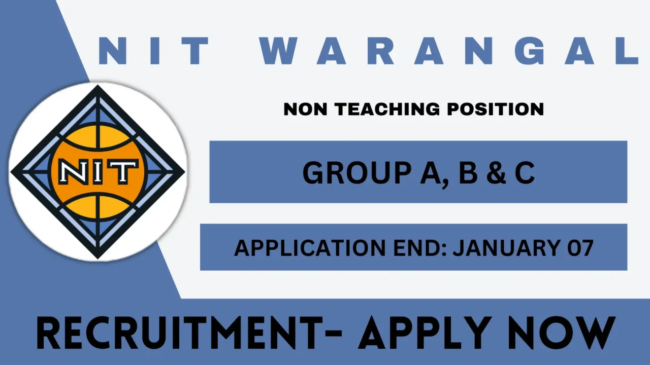 NIT Warangal Recruitment