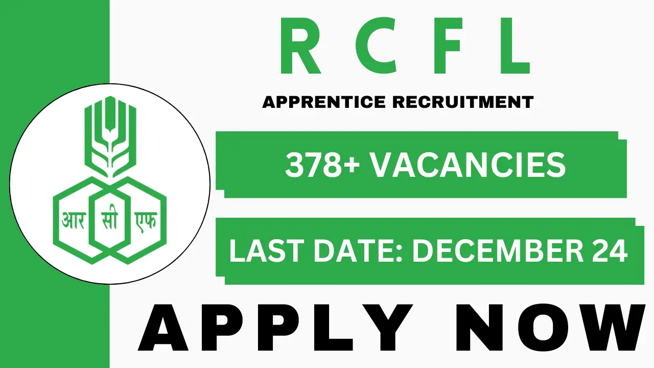 RCFL Apprentice Recruitment