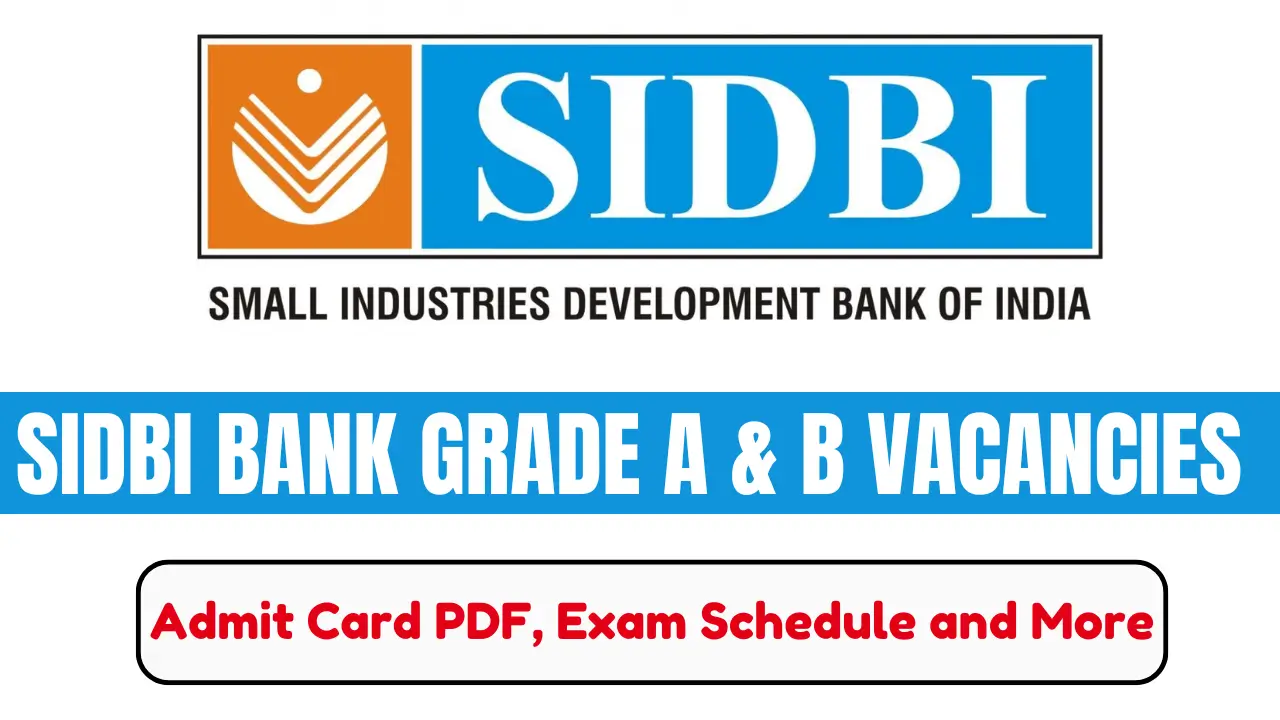 SIDBI Bank Admit Card