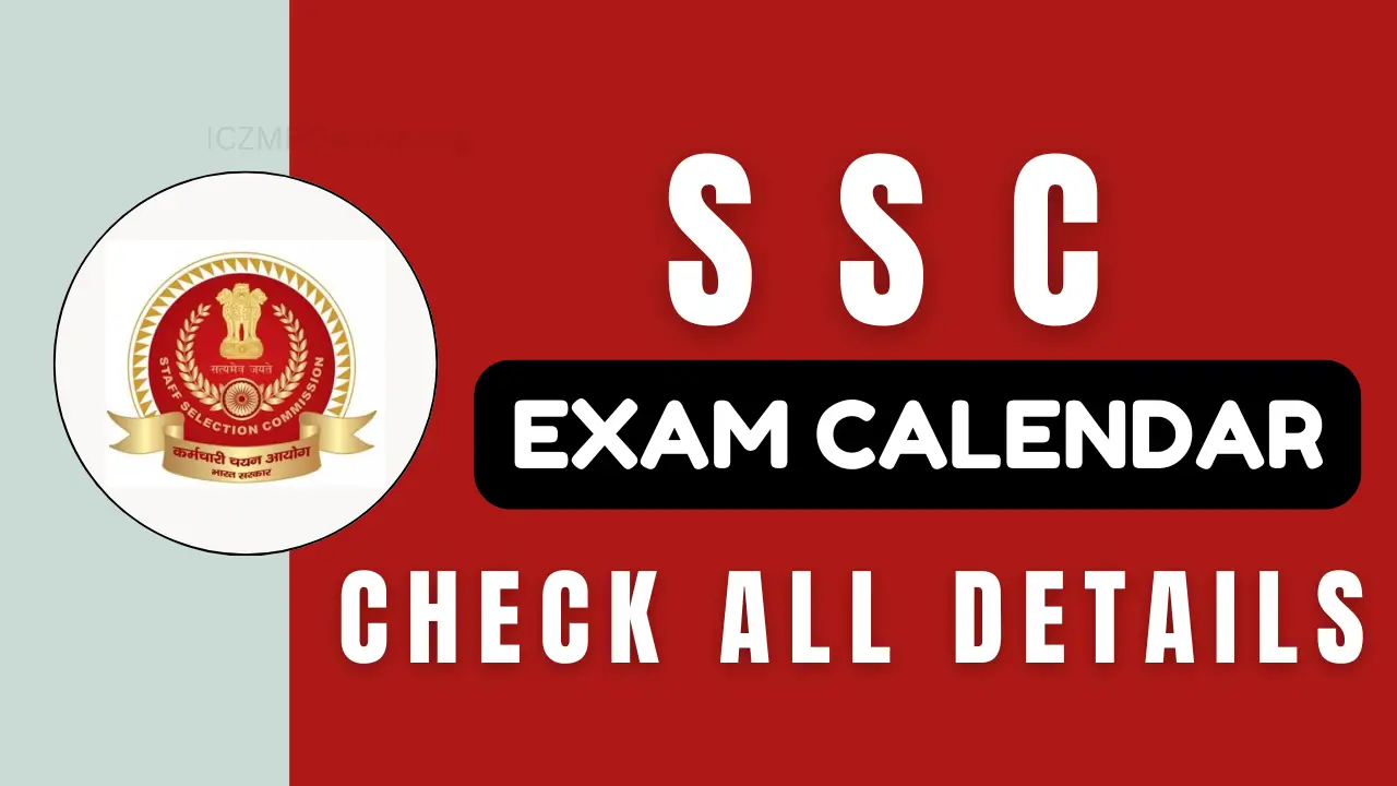 SSC Exam Calendar