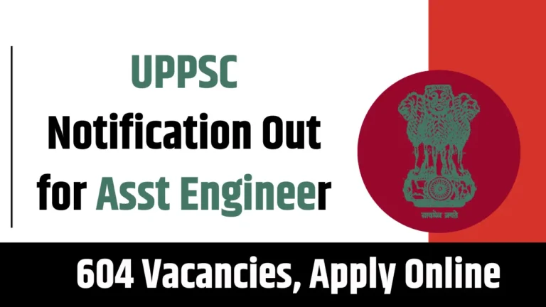 UPPSC Assistant Engineer Recruitment