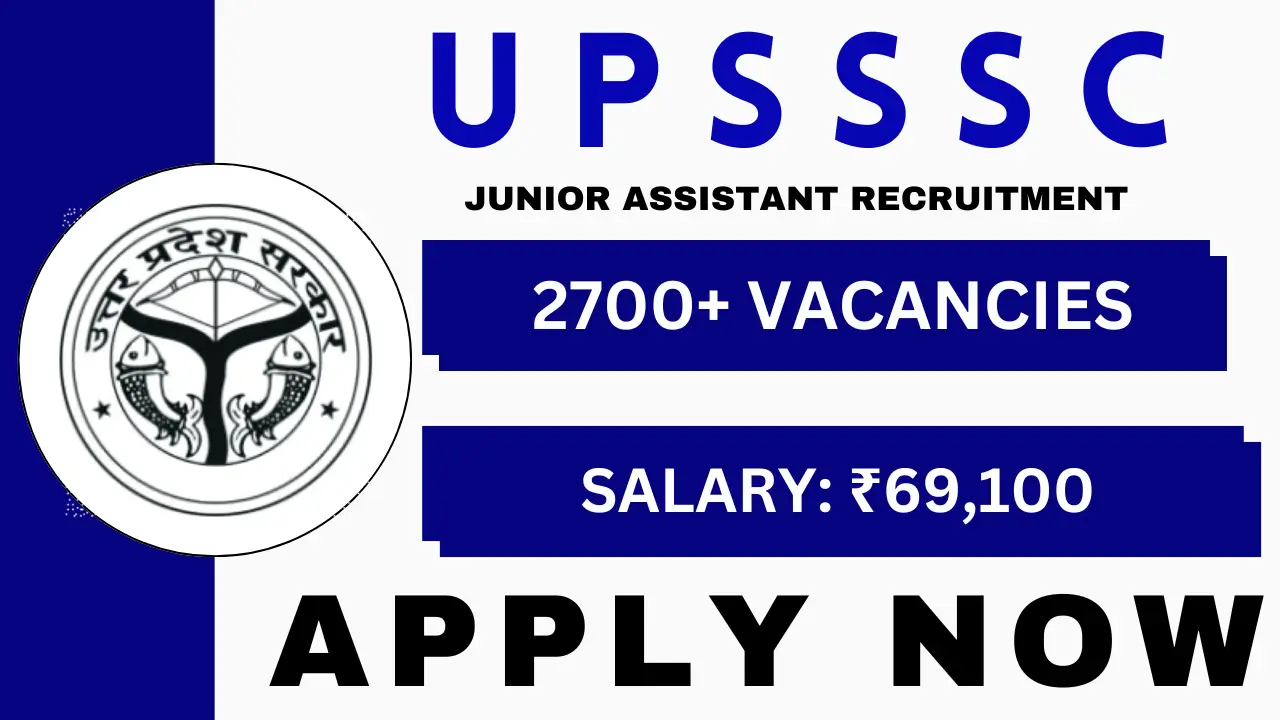 UPSSSC Recruitment for JR Assistant