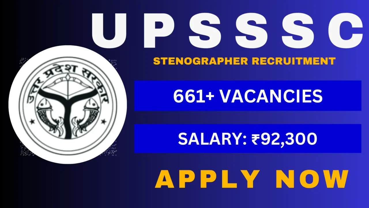 UPSSSC Steno Recruitment