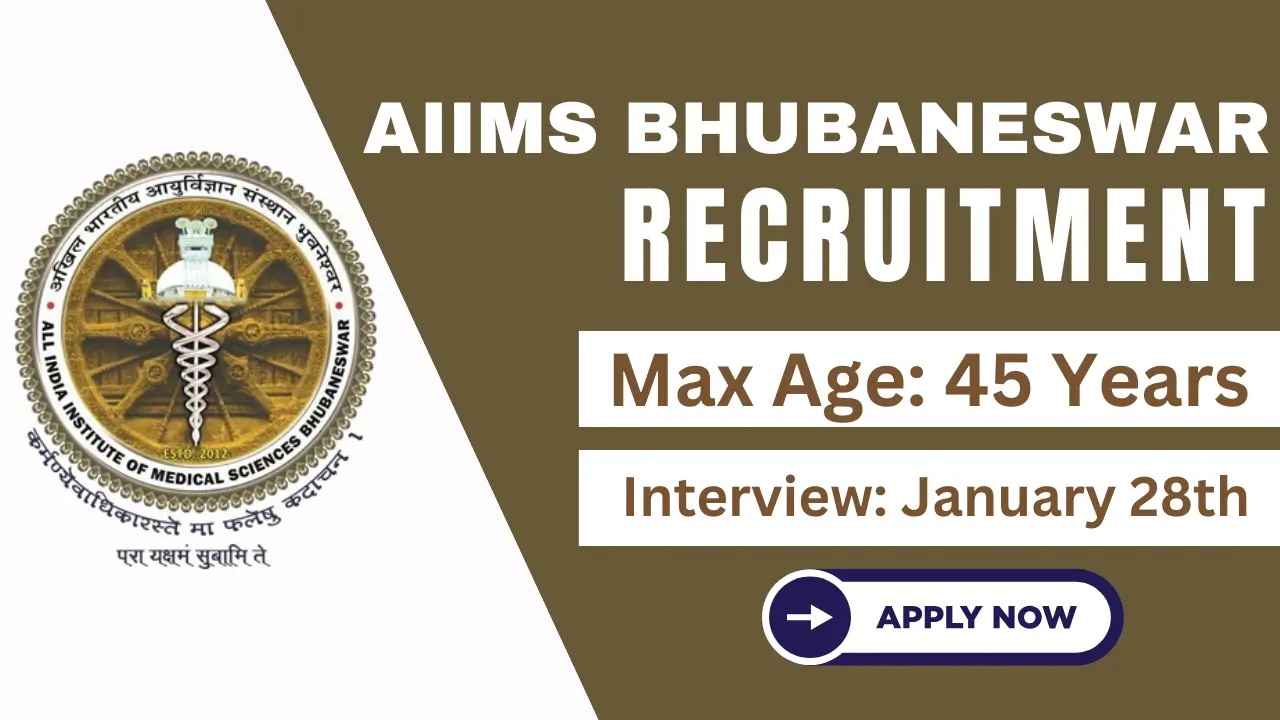 AIIMS Bhubaneswar Recruitment