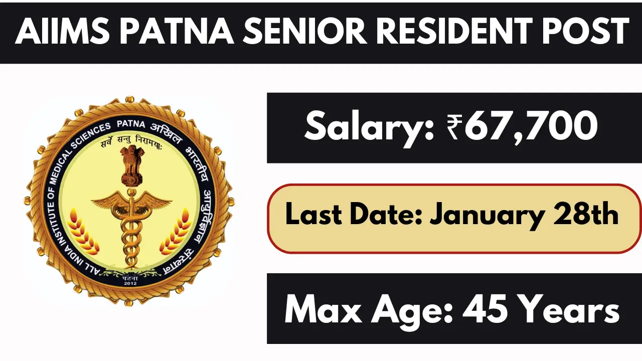 AIIMS Patna Senior Resident Recruitment