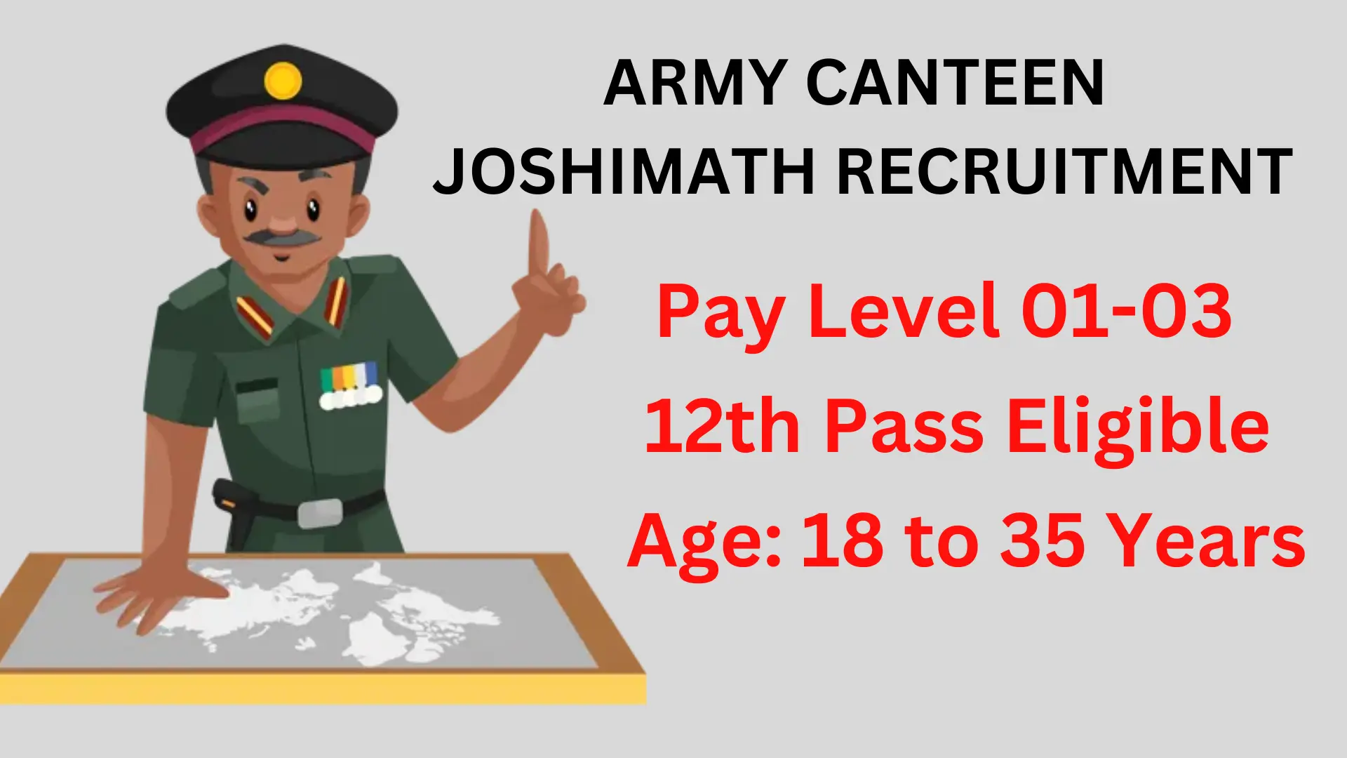 Army Canteen Joshimath Recruitment