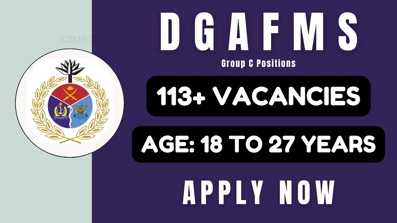 DGAFMS Recruitment