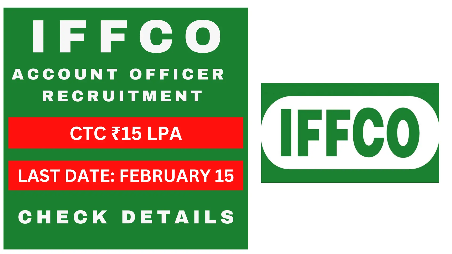 IFFCO Account Officer Recruitment