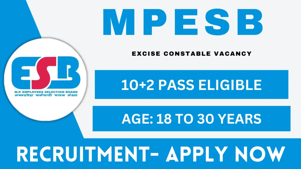 MPESB Excise Constable Recruitment