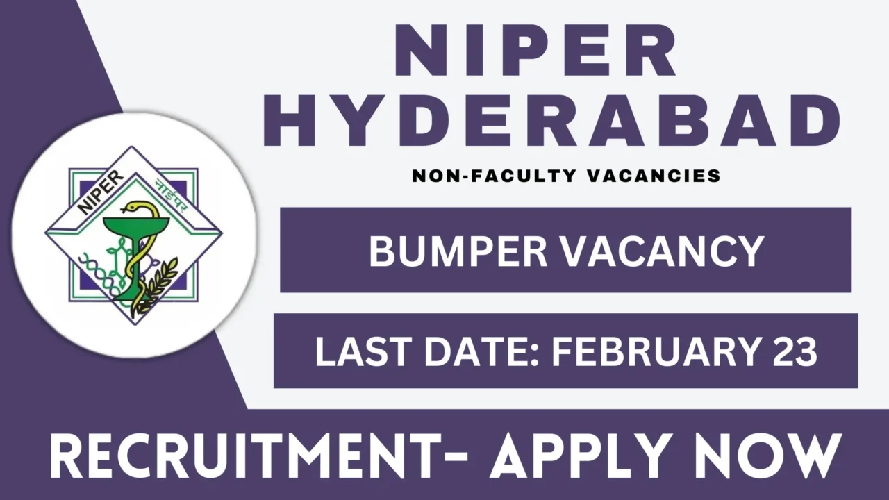 NIPER Recruitment