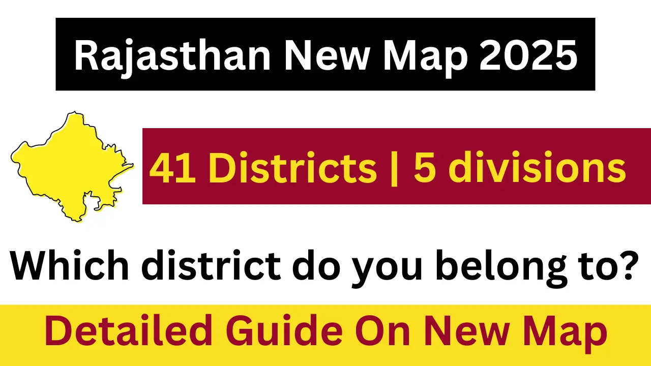 Rajasthan New Map 2025