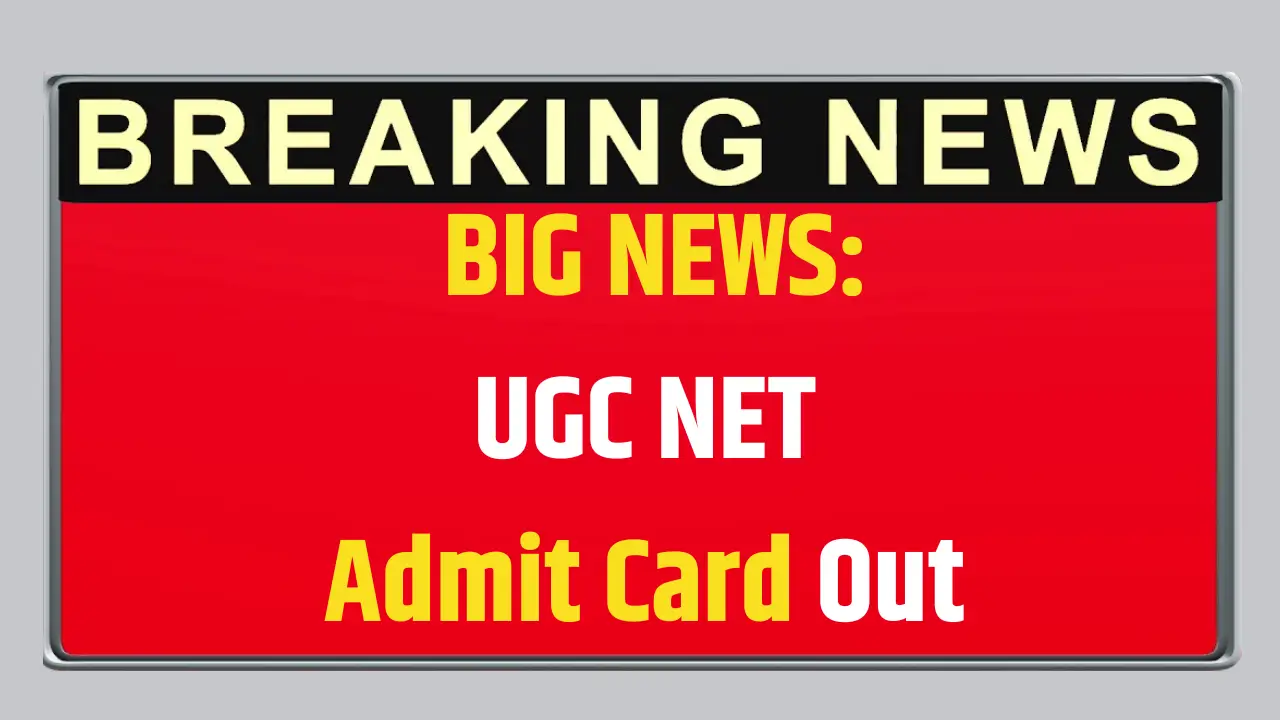 UGC NET Admit Card