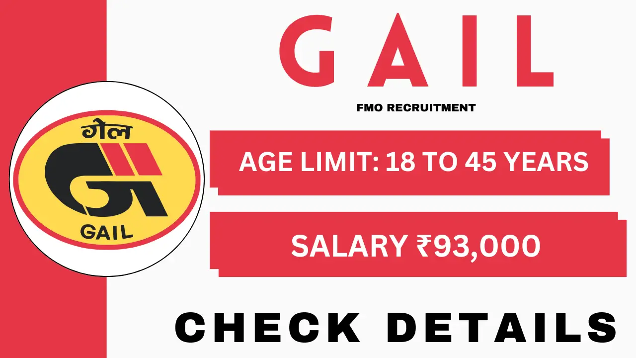 GAIL FMO Recruitment