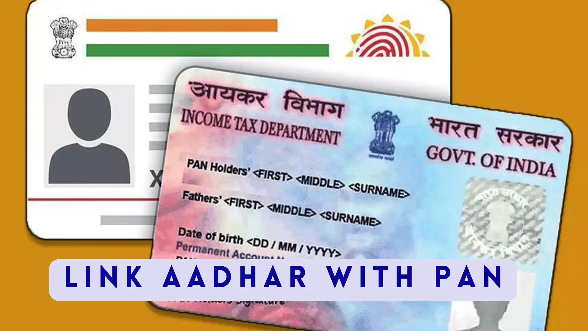 Link Aadhar With PAN Online