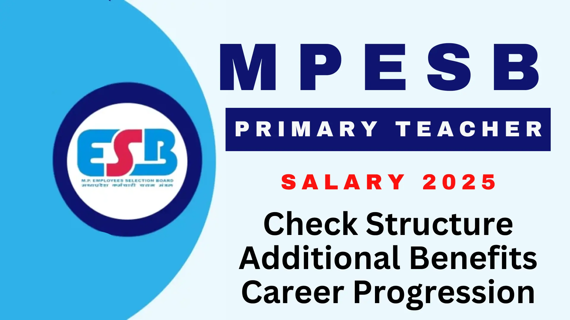 MPESB Primary Teacher Salary