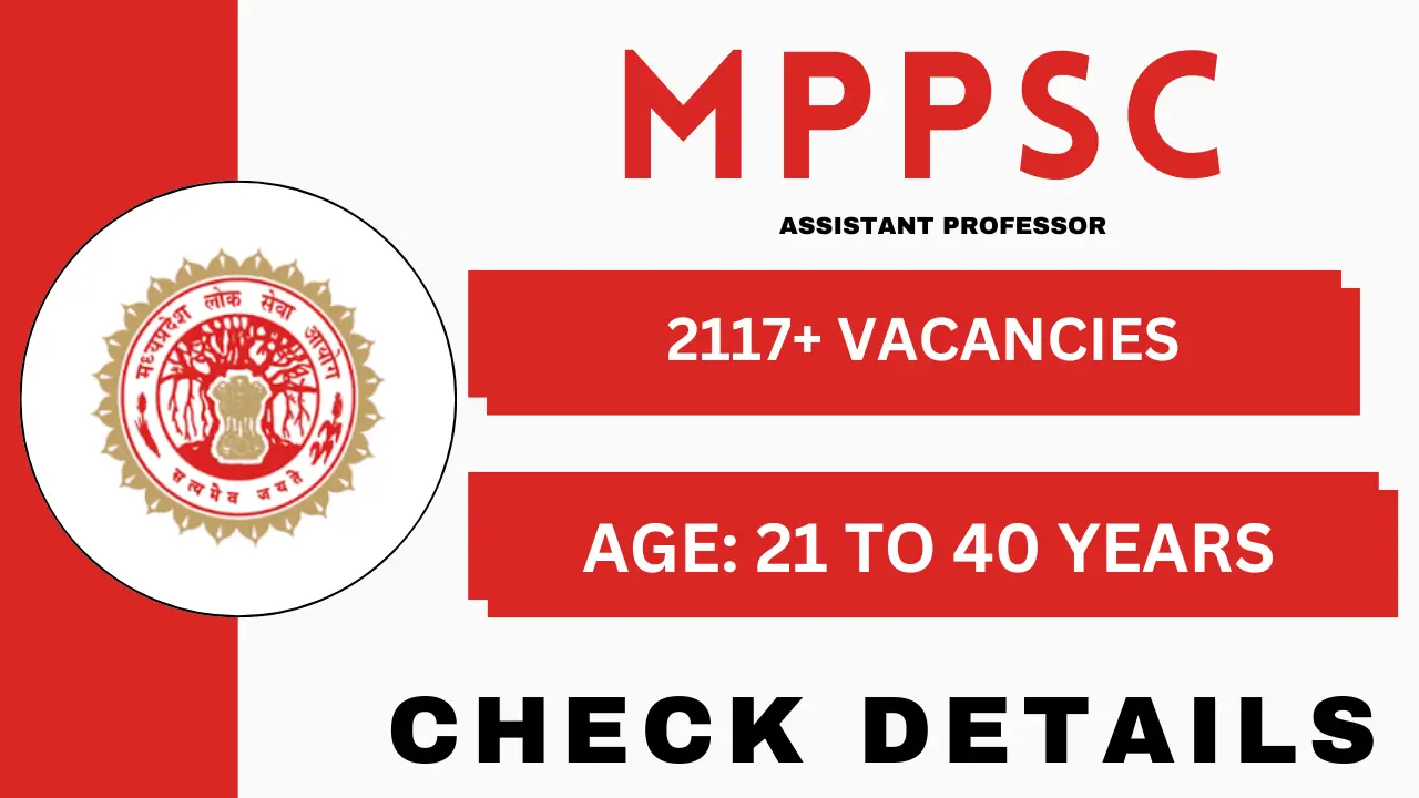 MPPSC Assistant Professors Role Recruitment