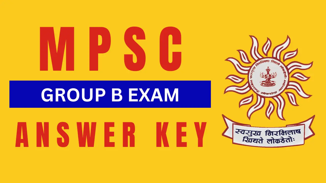 MPSC Group B Answer Key