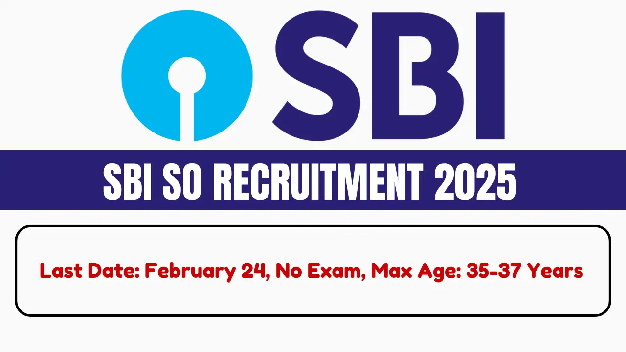 SBI SO Role Recruitment