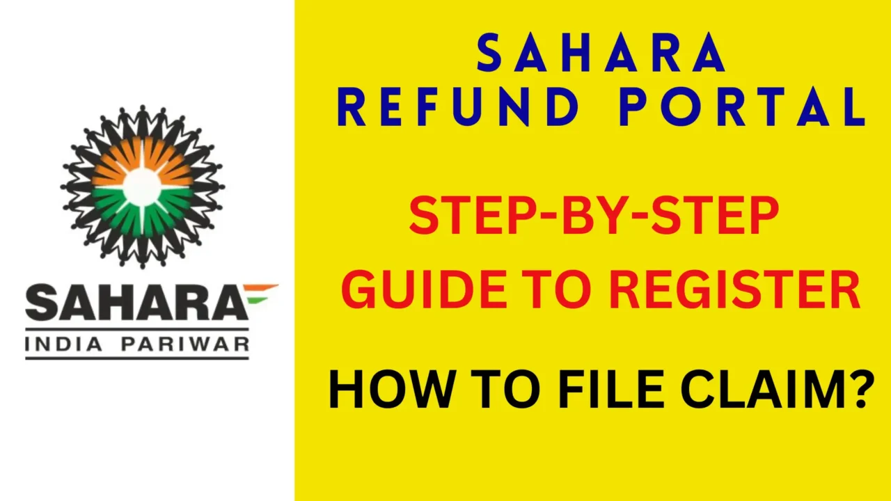 Sahara Refund Portal File Claim